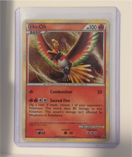 2010 Pokémon HeartGold Black Star Promo #HGSS01 Ho-Oh — front