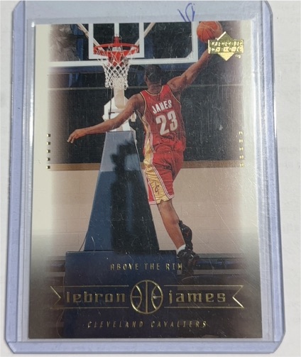 2003 Upper Deck #22 Above the Rim LeBron James — front