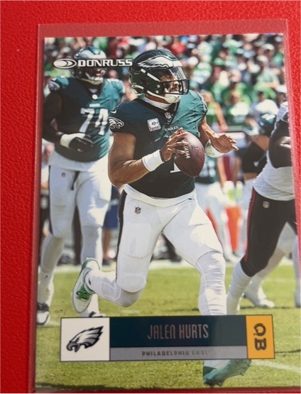 2017 Donruss #Jalen Hurts — front