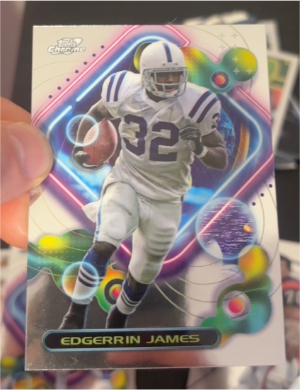 2023 Topps Composite #272 Edgerrin James Cosmic Chrome — front