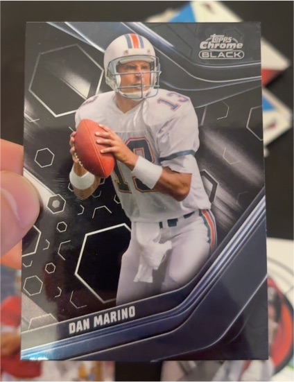 2023 Topps Composite Chrome Black #125 Dan Marino — front