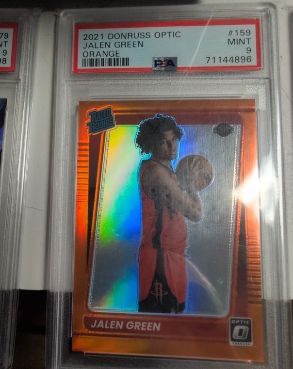 2021 Donruss Optic #159 Jalen Green Orange — front