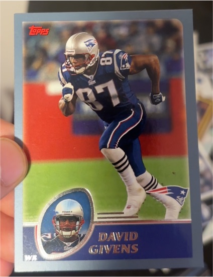 2003 Topps #176 David Givens — front