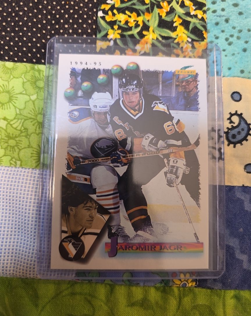 1994-95 Score #135 Jaromir Jagr — front