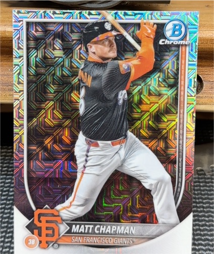 2025 Bowman Chrome #49 Matt Chapman — front