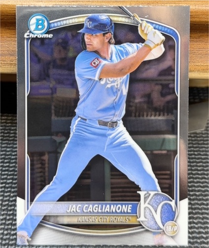 2025 Bowman Chrome #BCP-154 Jac Caglianone — front