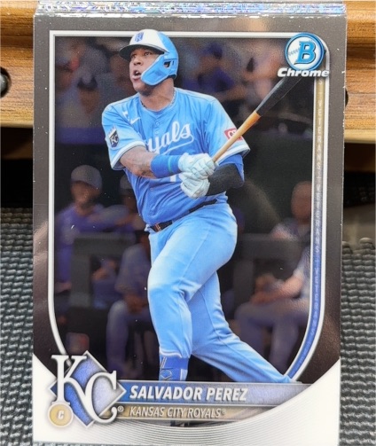 2025 Bowman Chrome #23 Salvador Perez — front