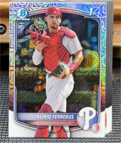 2025 Bowman Chrome #BCP-198 Alirio Ferrebus — front