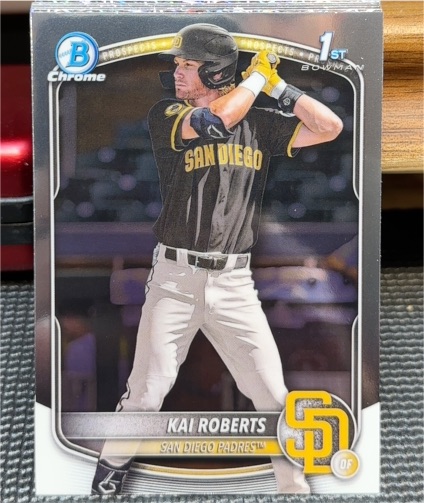 2025 Bowman Chrome #BCP-182 Kai Roberts — front