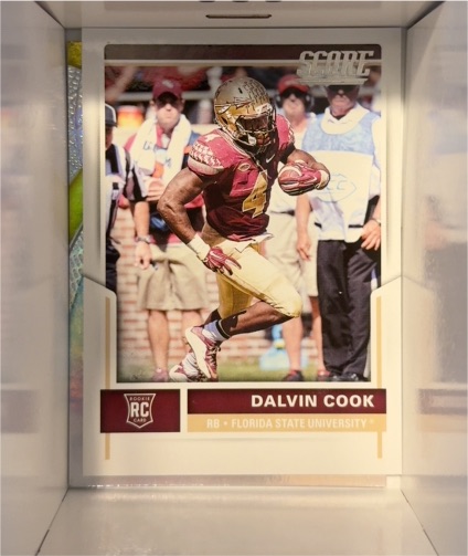2017 Score #427 Dalvin Cook Rookie Card — front