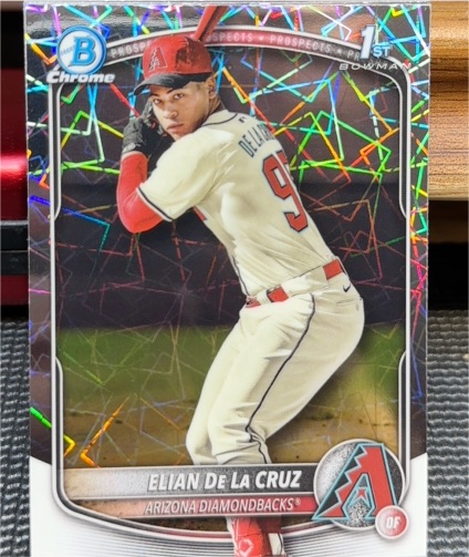 2025 Bowman Chrome Prospects #BCP-249 Elian De La Cruz — front