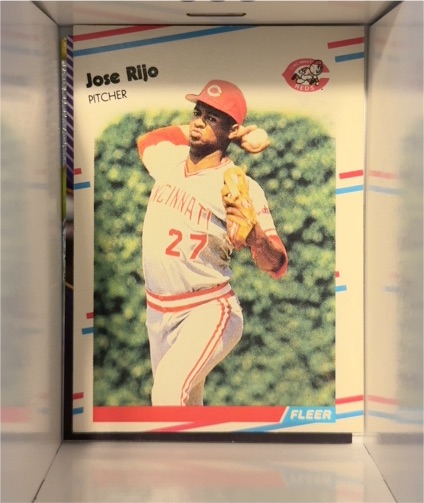 1988 Fleer Update #U-86 Jose Rijo — front