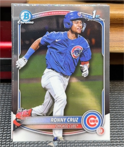2025 Bowman Chrome #BCP-213 Ronny Cruz — front