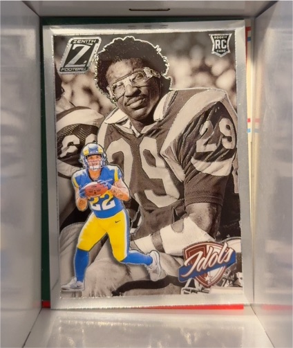 2024 Panini Zenith Idols #17 Eric Dickerson / Blake Corum — front