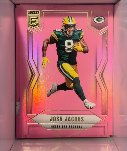 2025 Donruss Elite #24 Josh Jacobs — front