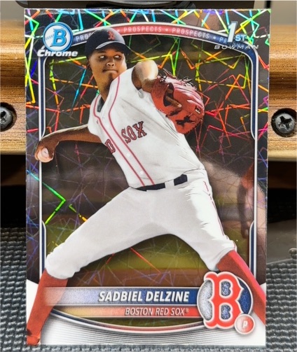 2025 Bowman Chrome #BCP-235 Sadbiel Delzine — front