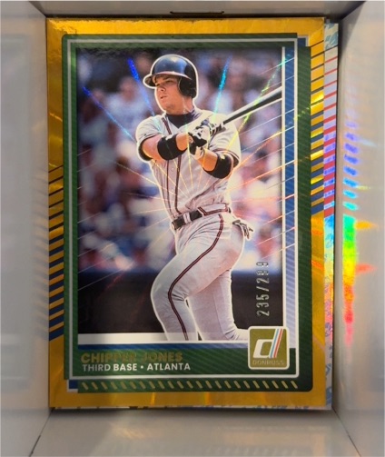 2025 Donruss #92 Chipper Jones — front