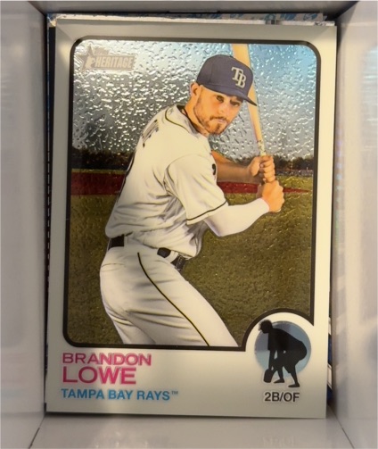 2022 Topps Heritage #226 Brandon Lowe — front