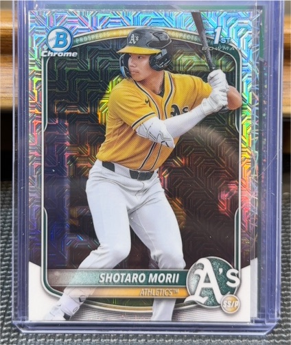 2025 Bowman Chrome #BCP-170 Shotaro Morii — front