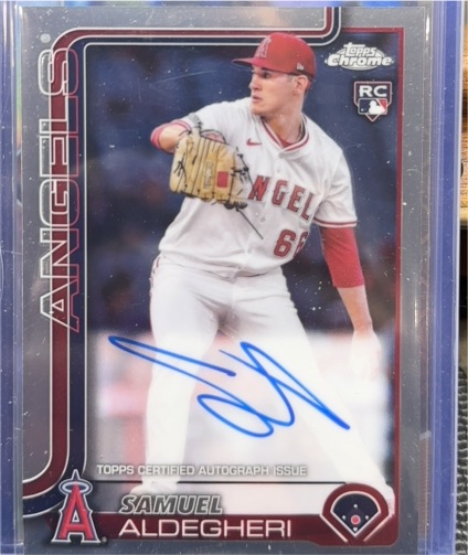 2025 Topps Chrome #RA-SA Samuel Aldegheri — front