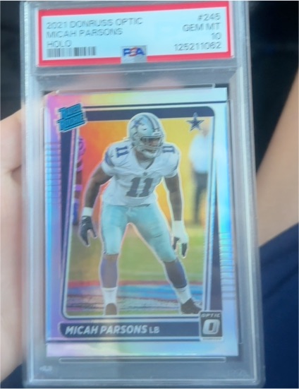 2021 Donruss Optic #245 Micah Parsons — front