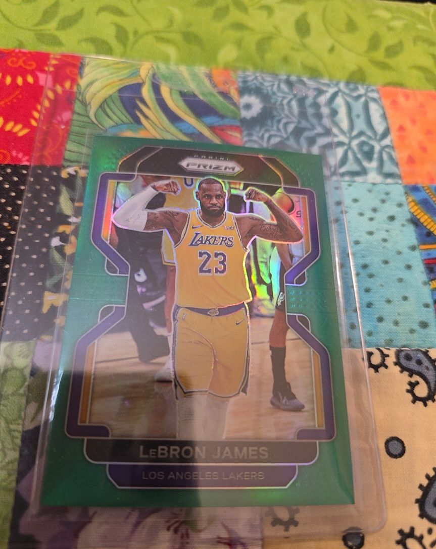 2021-22 Panini Prizm #91 LeBron James — front