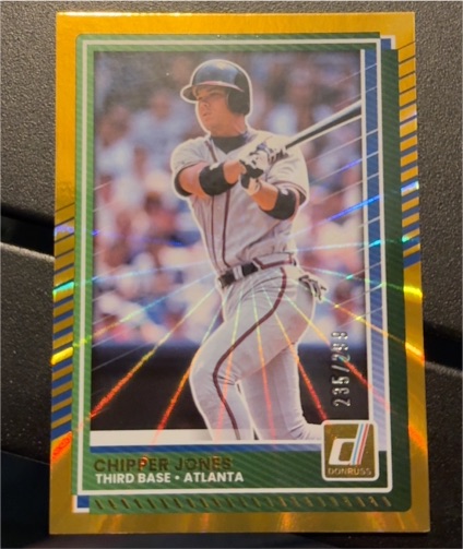 2025 Donruss #92 Chipper Jones — front