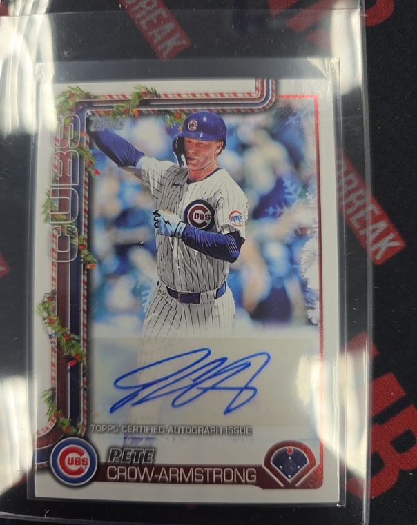 2023 Topps Pete Crow-Armstrong Cubs #CUBS-01 — front