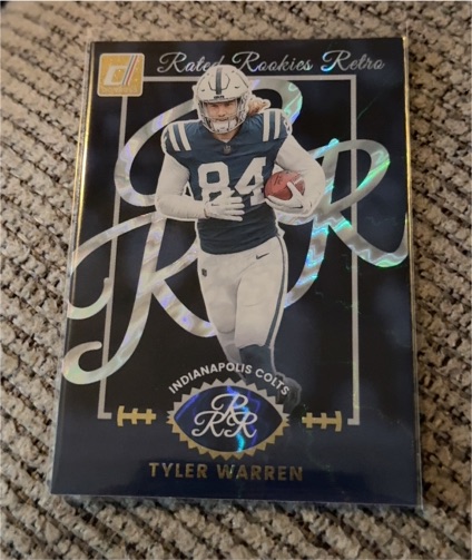 2025 Panini Donruss Rated Rookies Retro #9 Tyler Warren — front