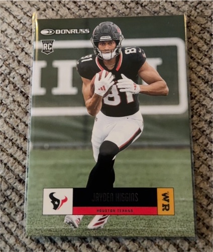 2025 Panini Donruss #R05-JYH Jayden Higgins Retro 2005 Rookie — front