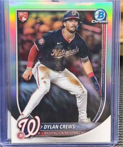 2025 Bowman Chrome #3 Dylan Crews — front