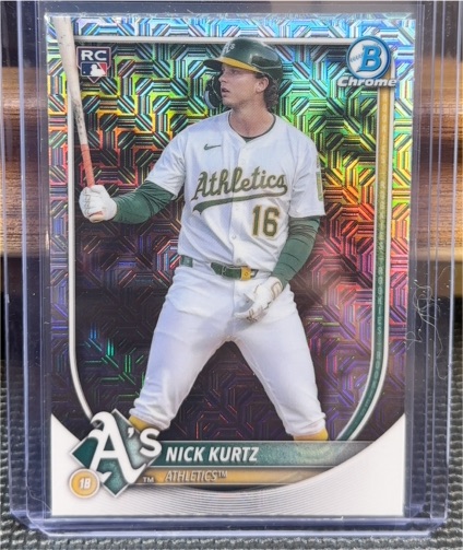 2025 Bowman Chrome #93 Nick Kurtz — front