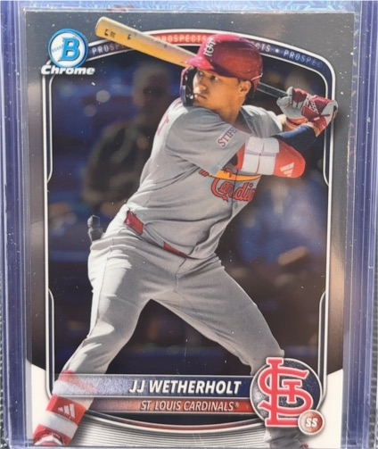 2025 Bowman Chrome #BCP-241 JJ Wetherholt — front