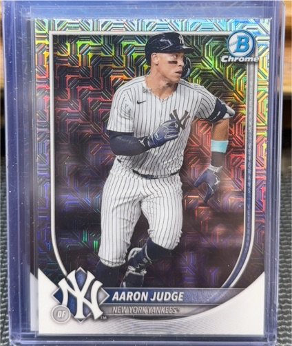2025 Bowman Chrome #99 Aaron Judge — front