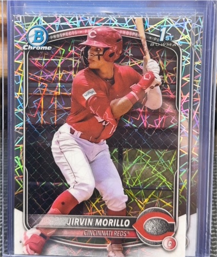 2025 Bowman Chrome #BCP-160 Jirvin Morillo — front
