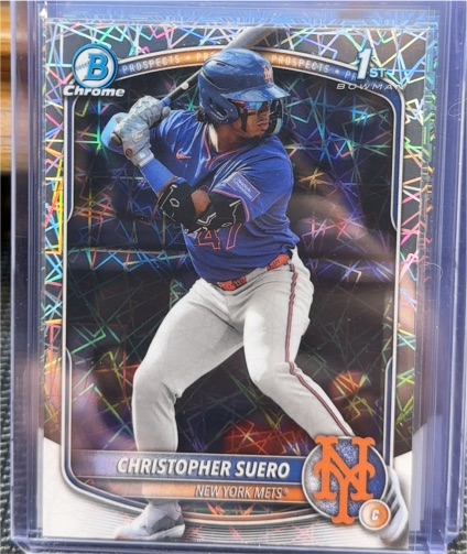 2025 Bowman Chrome #BCP-191 Christopher Suero — front