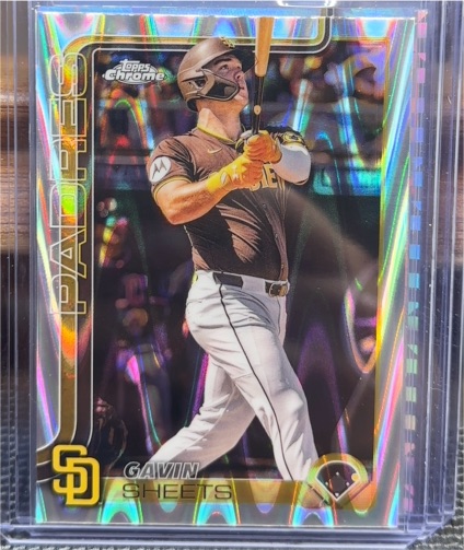 2025 Topps Chrome #158 Gavin Sheets — front