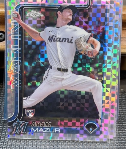 2025 Topps Chrome #157 Adam Mazur — front