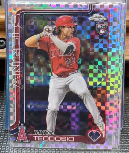 2025 Topps Chrome #198 Bryce Teodosio — front