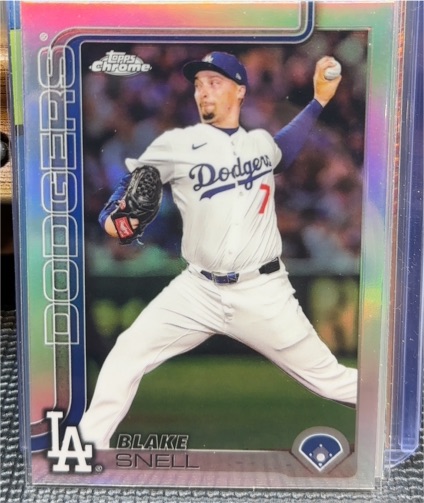 2025 Topps Chrome #175 Blake Snell — front