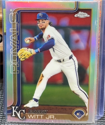 2025 Topps Chrome #93 Bobby Witt Jr. — front