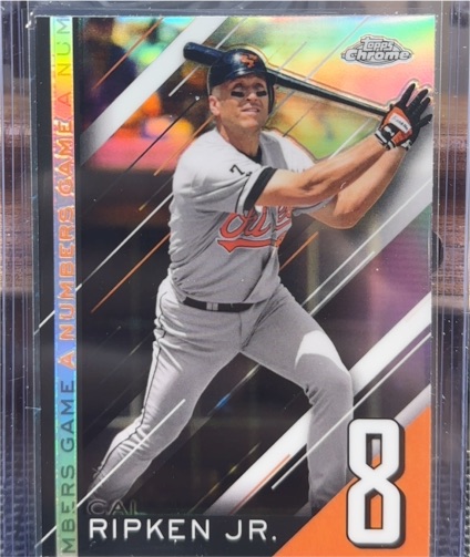 2020 Topps Chrome Update A Numbers Game #NGC-16 Cal Ripken Jr. — front