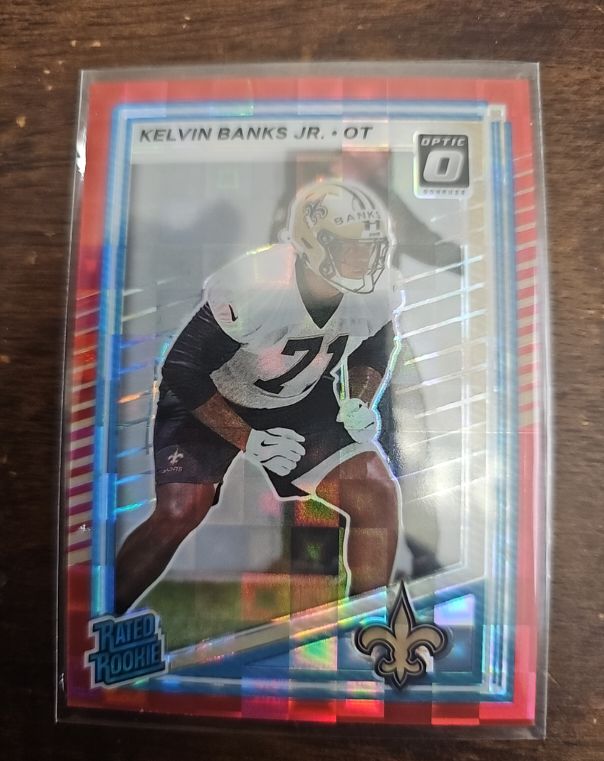 2025 Panini Donruss Rated Rookie #372 Kelvin Banks Jr. — front
