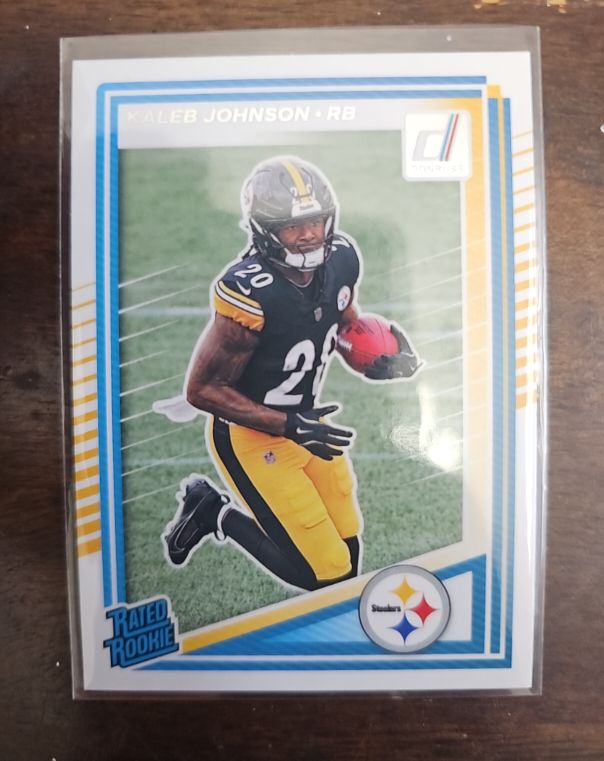 2025 Panini Donruss #322 Kaleb Johnson — front