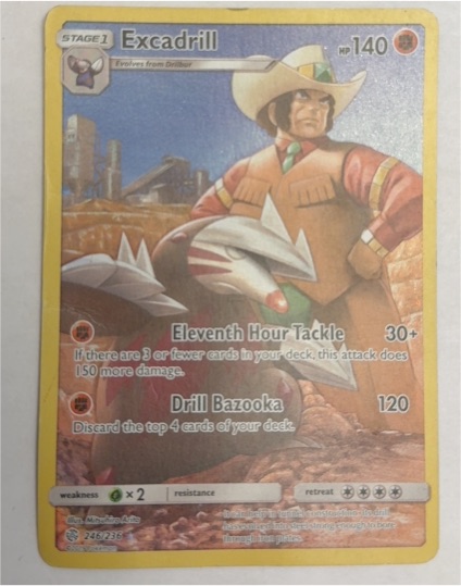 2019 Pokémon TCG Sun & Moon Cosmic Eclipse #246 Excadrill — front
