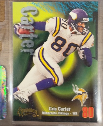 1998 SkyBox Thunder #80 Cris Carter — front