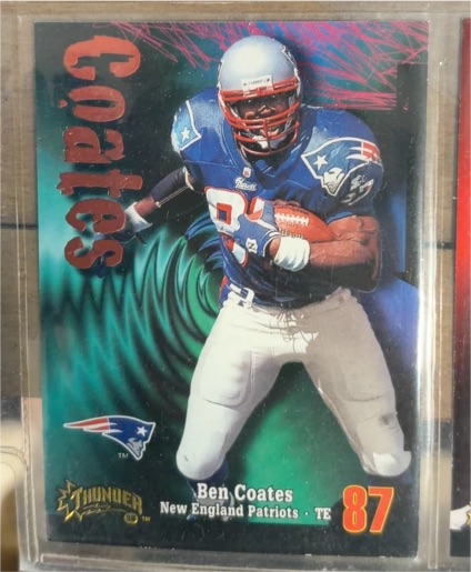 1998 Skybox Thunder #108 Ben Coates — front