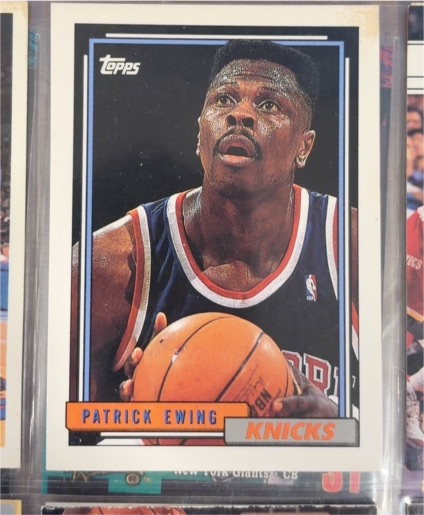 1992-93 Topps #66 Patrick Ewing — front