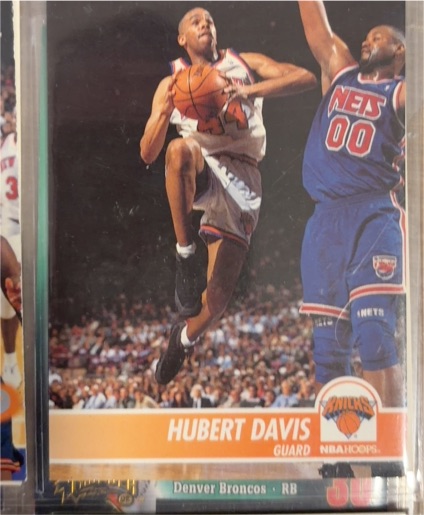1994-95 Hoops #141 Hubert Davis — front