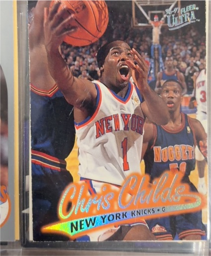 1996-97 Fleer Ultra #219 Chris Childs — front